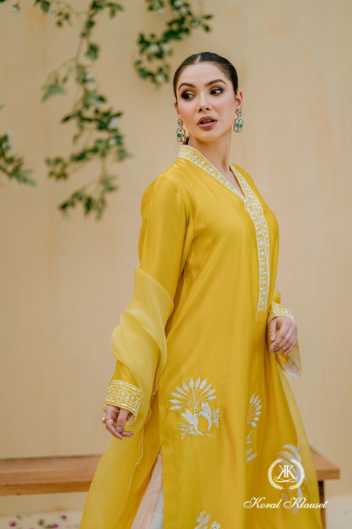Turmeric Silk Palazzo Set